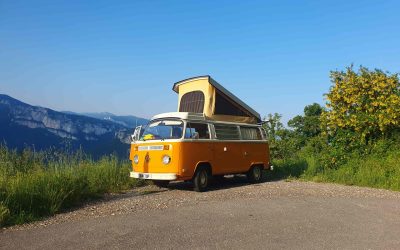 road trip vintage en combi aménagé en France, en Europe et aux Etats Unis
